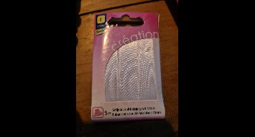 Sorbo Satijnlint - Dubbelzijdig - Wit - 15mm - 5m
