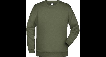 James And Nicholson Heren Basis Sweatshirt (Olijf)