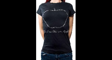 The Beatles - On Apple Dames T-shirt - S - Zwart