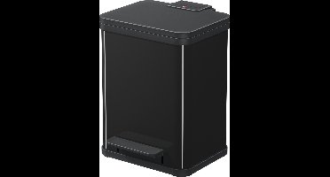 Hailo Öko Duo Plus M Prullenbak - 2 x 9L  - Zwart