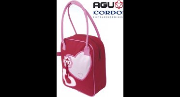 Agu Fietstas Bikestar Shopper Hearts Rood