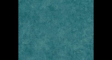 BLAUW GROEN GEWOLKT BEHANG - AS Creation Sumatra