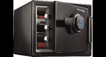 Masterlock Kluis - Kluis Brandwerend - Cijferslot - Brandwerende Kluis - 34.8 x 41.5 x 49.1 cm - Zwart