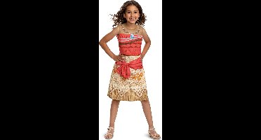 Disney Klassieke Vaiana-meisjeskostuum Oranje 3-4 Years