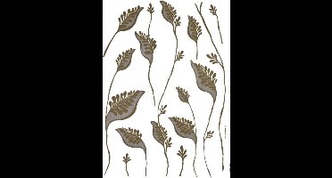 Komar - Muursticker - Planten - Zelfklevend - Muurdecoratie - Stickers - 50 x 70 cm