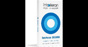 Intoleran Lactase 20.000 Testpack Spijsverteringsenzymen - 6 Breektabletten | Lactase enzym voor Lactose vertering en Lactose-intolerantie | Hoogst gedoseerd | Vegan Voedingssupplement