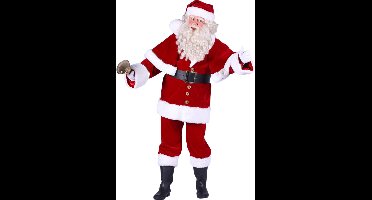 Thetru B.V. - Kerstman verkleedpak met cape voor heren - Large