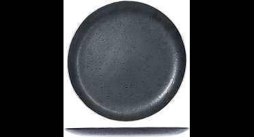 Cosy & Trendy Casino Dessertbord Ø21cm - Set van 2 stuks - Zwart