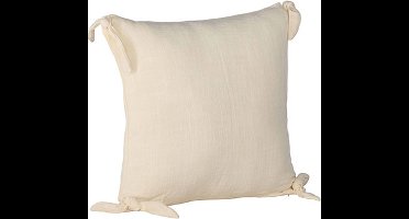 Nora kussensloop 40x40cm wit.