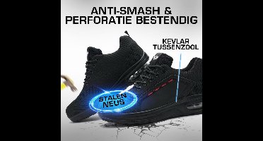 JMKA Veiligheidsschoenen- werkschoenen- werkschoenen heren - werkschoenen dames - veiligheidsschoenen dames- ANTI-SLIP - veiligheidsschoenen heren- maat 43
