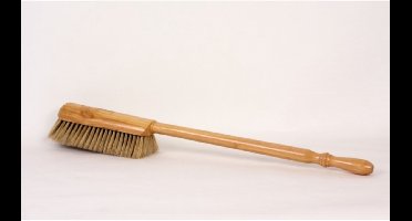 Handstoffer grijs/wit chinees haar 45cm