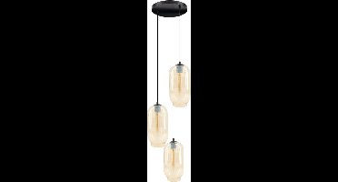 DKNC - Ceiling light glass 39x36x135cm - Geel