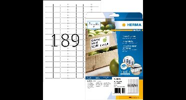 HERMA 10900 A4 25,4x10 mm. Powerhechting