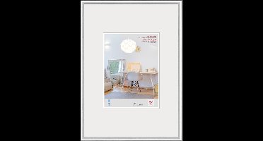 Walther New Lifestyle - Kunststof lijst - Fotoformaat 60x90 cm - Kunstglas - Zilver
