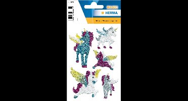 HERMA 6667 Stickers Magic Eenhoorn, diamant glitters