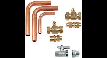 Vaillant Aansluitset Voor Wandketels ecoTEC pro/plus/exclusive VC & atmoTEC/turboTEC pro/plus VU (incl. gaskraan)