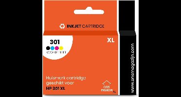 Huismerk Inkt Cartridge Voordeelset - HP 301 XL - Zwart/Cyaan/Geel/Magenta