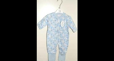 Feetje baby baby pak lichtblauw met autootjes Beep maat 68