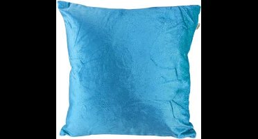Dutch Decor sierkussenhoes ELLY - Blauw / Beige - 45 x 45 cm - Polyester - Vierkant