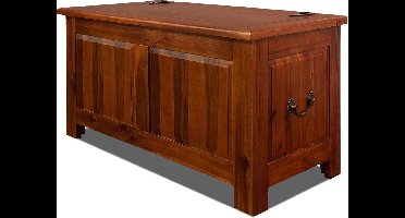 Casaria Opbergkist - Acaciahout 85 x 44 x 48 cm - Bruin