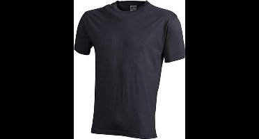 James and Nicholson - Heren Workwear T-Shirt (Donkergrijs)