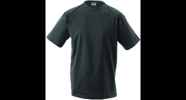 James and Nicholson Unisex Zware Ronde Tee (Grafiet)