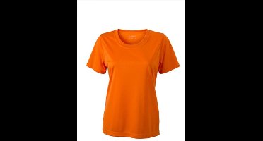 James and Nicholson Vrouwen/dames Actieve Tee (Oranje)