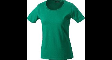 James and Nicholson Dames/dames Basic T-Shirt (Iers Groen)