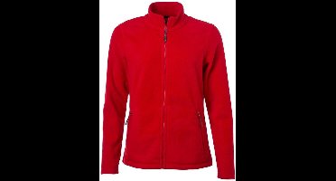 James and Nicholson Dames/dames Fleece Jasje (Rood)