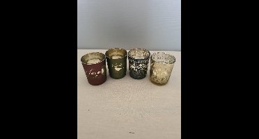 house of seasons kandelaar 4assorted set van 16