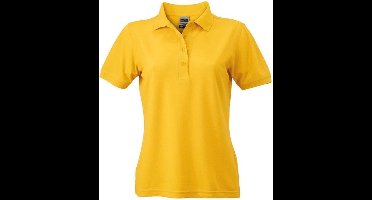 James and Nicholson Dames/dames Werkkleding Poloshirt (Goudgeel)