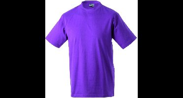 James and Nicholson - Unisex Medium T-Shirt met Ronde Hals (Paars)