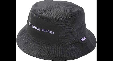 Olivia Rodrigo - It's Brutal Out Here Bucket hat / Vissershoed - Zwart