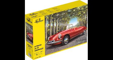 Heller Modelbouwpakket Auto - 80796 Citroen DS19 Cabriolet Auto Plastic - 1:16 - Modelbouw