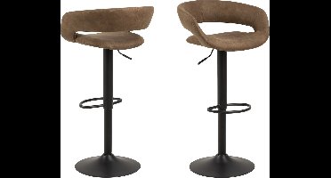 Barkruk Kaat Bruin - Giga Living