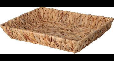 H&S Collection Broodmand - gevlochten riet - naturel - 33 x 25 x 6 cm