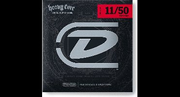 Dunlop Heavy Core - Elektrische Gitaarsnaren - Nickel Wound - Heavier Gauge - 11-14-18-28-38-50 - Downtuning - Made in USA
