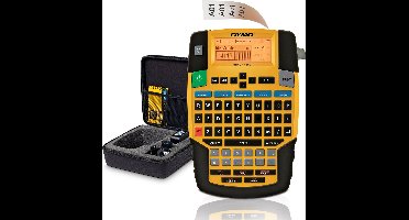 DYMO Rhino 4200 Draagbare Industriële Labelmaker | QWERTY-toetsenbord | Compacte, tijdbesparende labelprinter voor professionals, die veel onderweg zijn