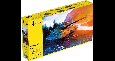 Heller Modelbouwpakket Militaire voertuigen - 81126 Leopard 1A4 Tank Plastic - 1:35 - Modelbouw