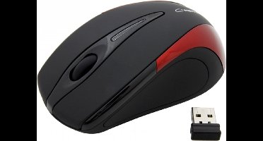 Esperanza Draadloze Optische 3D Muis Antares - Rood