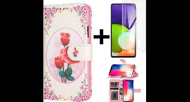 Print wallet Case voor iphone 5/5S + gratis protector (4)