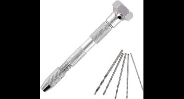 Model Craft Handboor - PPV2237D Modelcraft Pin Vice Double Ended Swivel Top - 5 Drill Bits (0 - 2.9mm) Gereedschap