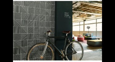 ZWART WIT RETRO BEHANG GRAFISCH 955823