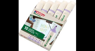 Edding 24 EcoLine, 1 stuk(s), Violet, Beitelvormige punt, Violet, Wit, Koker, 2 mm
