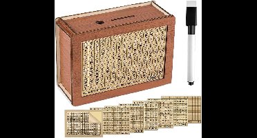 Home & Marker - Houten Spaarpot - Spaarpot Volwassenen - Spaarpot Kinderen - Geld Sparen - Geldkistje - Cashbox - Money Box - COINSAVE