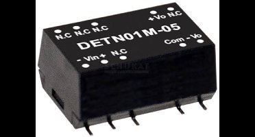 MEAN WELL DETN01M-15 DC/DC-convertermodule 34 mA 1 W Aantal uitgangen: 2 x Inhoud 1 stuk(s)