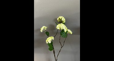 Sneeuwbol - zijdebloem - kunstbloem - 68 cm