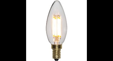3 standen - Kaarslamp - E14 - 4W - Super Warm Wit <2200K - Filament - Helder