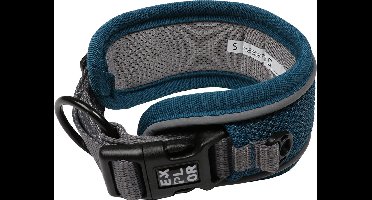 Duvoplus - Halsband Voor Dieren - Hond - Ultimate Fit Control Halsband Classic M - 39-44cm Petrol Blue - 1st