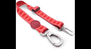 Morso - Honden Autogordel - Gerecycled - Lipstick Roze - 40-65X1.5 cm